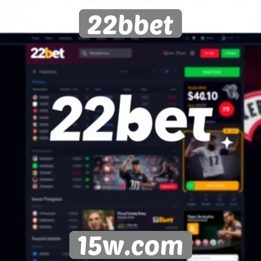 Análise da interface do usuário do site 22bbet